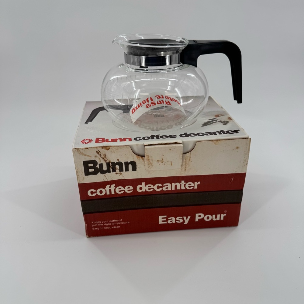 Vintage‎ Easy Pour Bunn Carafe Replacement Decanter Coffee Pot 6 Cup Glass